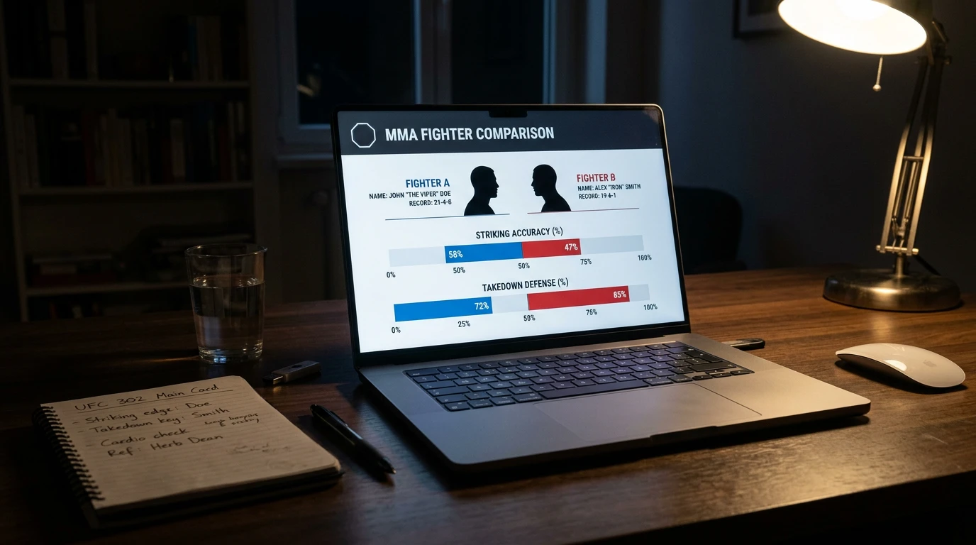 Analisis de estadisticas de rendimiento de peleadores de MMA